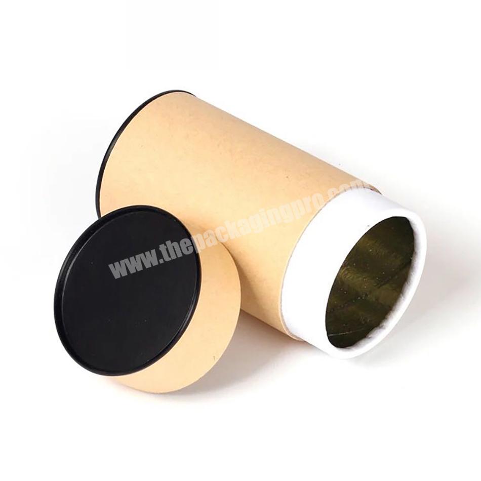 Hot Selling Cylinder Cardboard Storage Food Grade Container Paper Tube Products For Tea Coffee Round Box Packaging