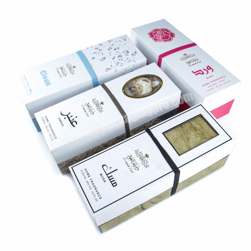 Hot sale Custom Luxury 200ML paper cardboard home fragrance packaging box