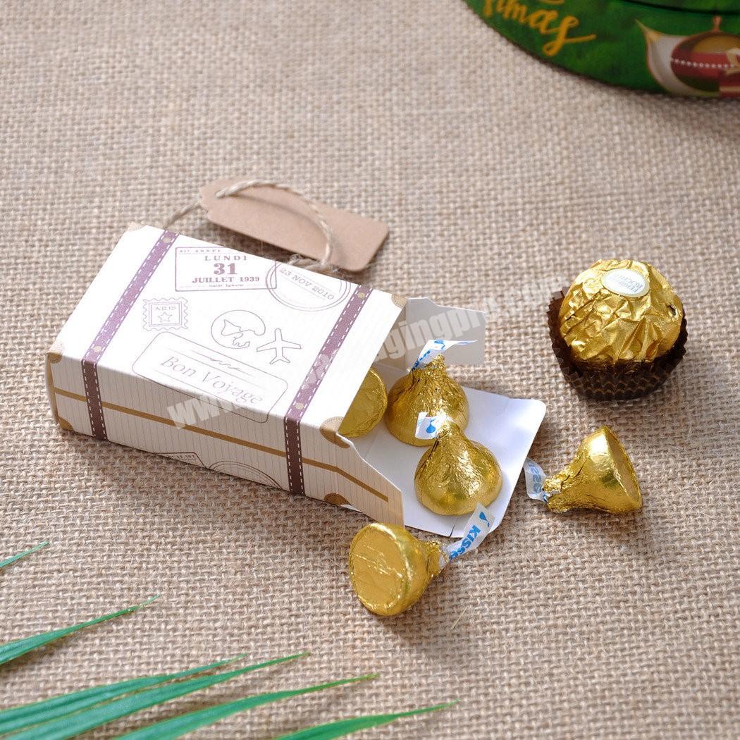 Hot sales Manufacturer White Cardboard Box Custom Design Chocolate Food Paper Packaging Box