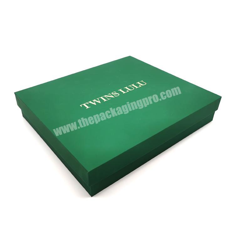 Hot sales hot stamping jewelry  lid and base box high quality custom  fashion paper gift box with your own logo