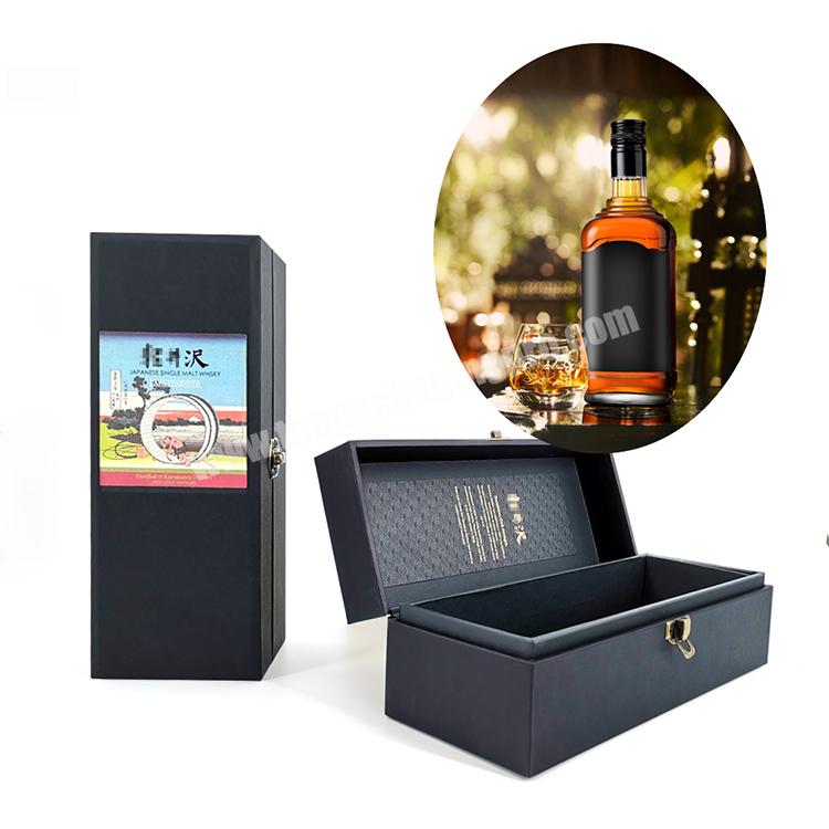 Hotsale High Quality Folding Paper Box Luxury Wine Boxes Packaging Gift With Custom Logo