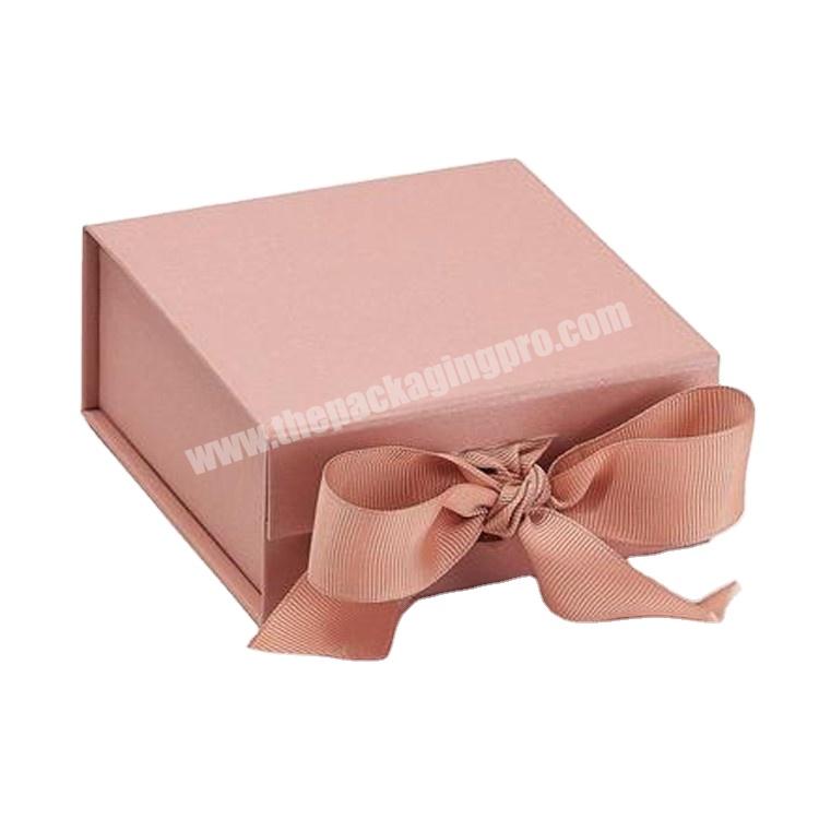 Jewelry Packing Box Rings Earrings With Silk Ribbon