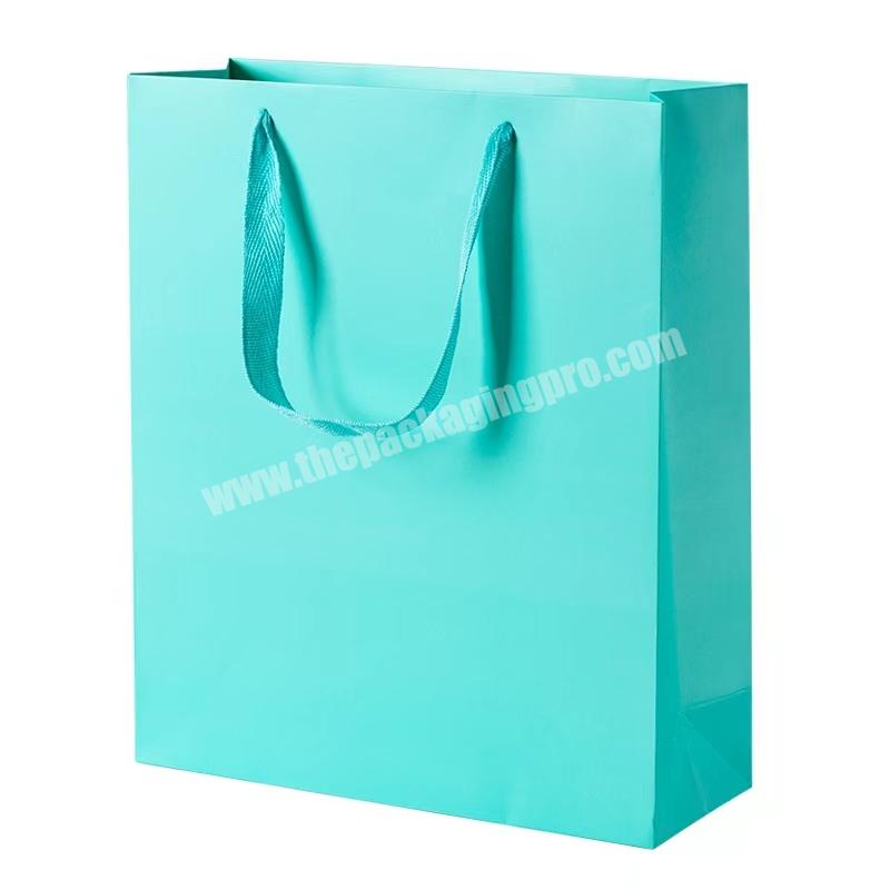 KIN SUN Recyclable Kraft Paper Bag With Twist Handle Reusable Shopping Paper Bag Logo Printing Brown Packaging Bag