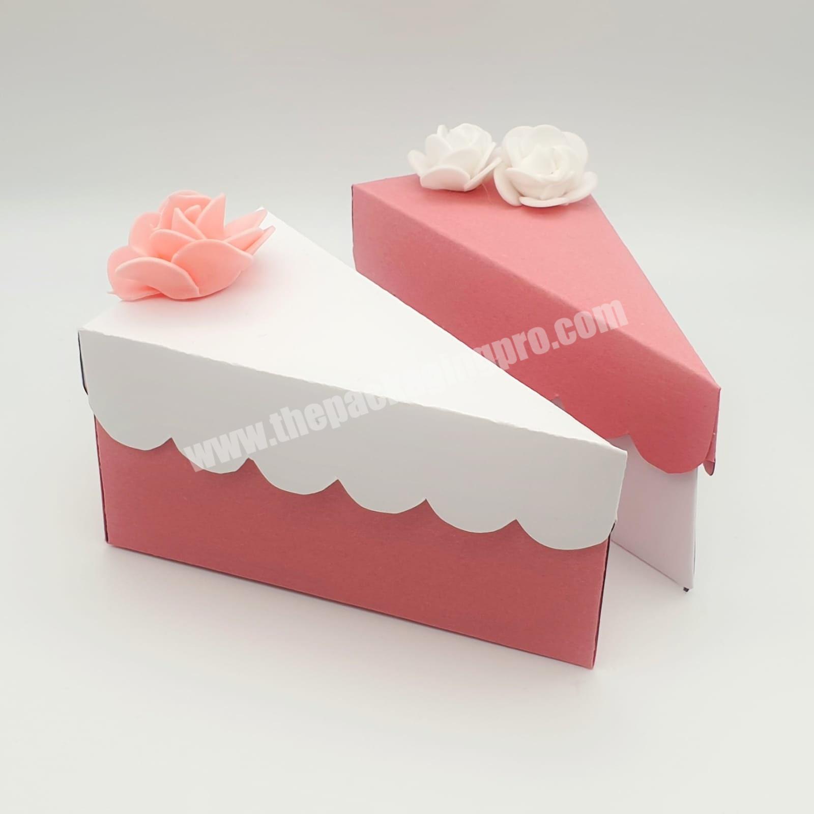 KINSUN  Luxury Sliding Out Open Cardboard Paper Packaging Gift Macaron Drawer cake Box with window