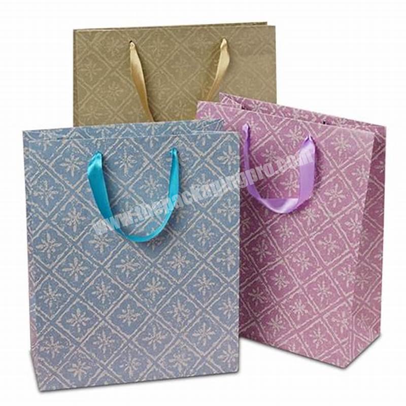KinSUN Hot sale Free design custom  luxury christmas  small kraft  goyard paper bag with logo