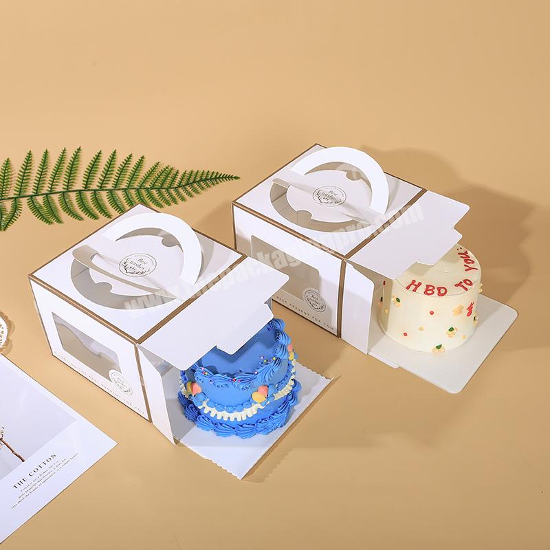 KinSun  Portable Baking Birthday Cake Boxpacking box senior ritual  Exquisite and high-end birthday gift box ceremonial gift box