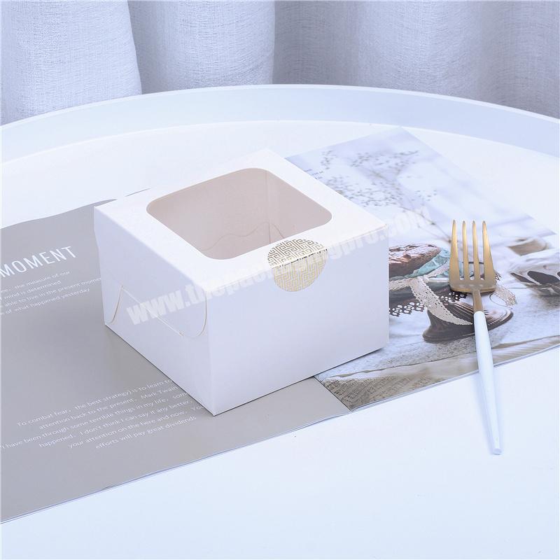 KinSun 4-inch cake packaging box light cheese double cheese cake box Customized cake box
