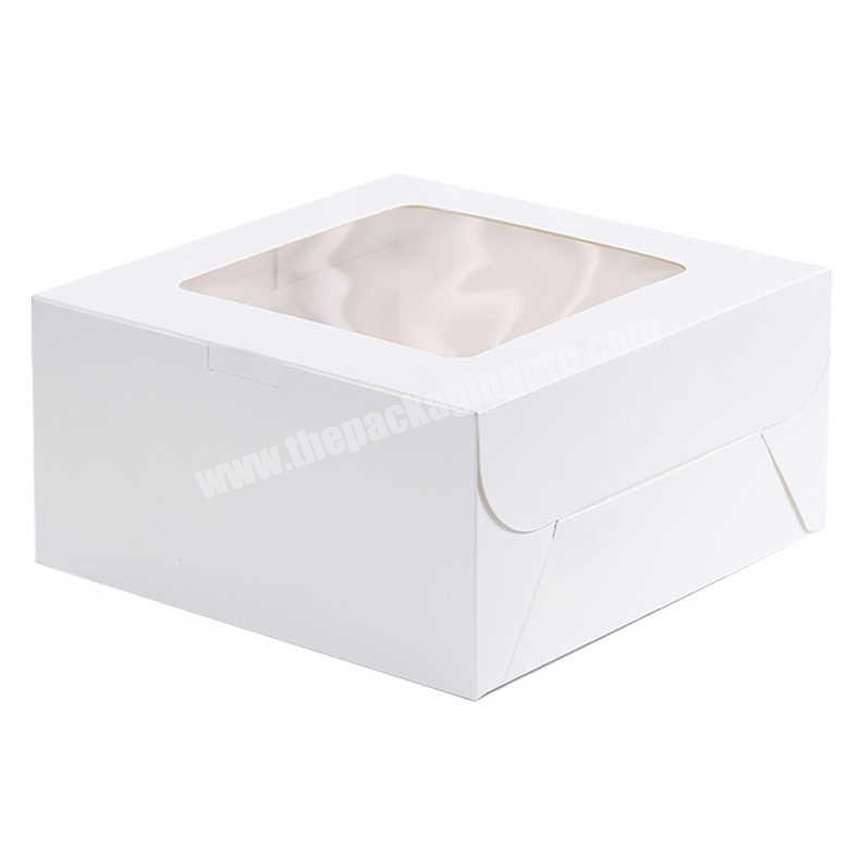 KinSun 6-inch 8-inch simple cheese cake packaging box mousse thousand layer cake packaging box pastry packaging box