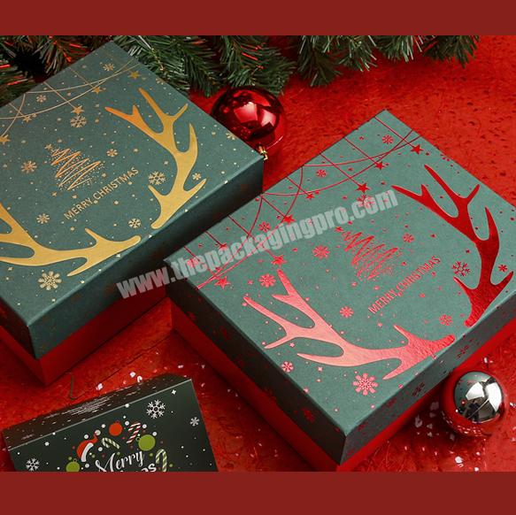 KinSun Christmas Gift Box Empty Premium Gift Box Christmas Eve Creative Apple Candy Gift Box