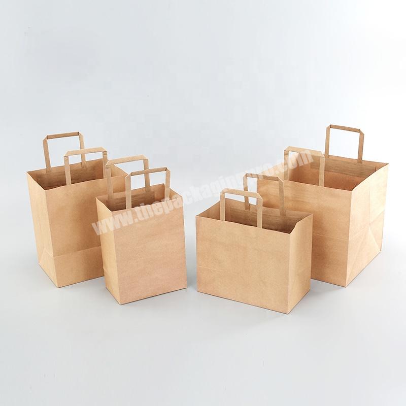 KinSun Custom Paper Bag And Kraft Paper Bag Bread Packaging And Chicken Take Away Bags For Fast Food
