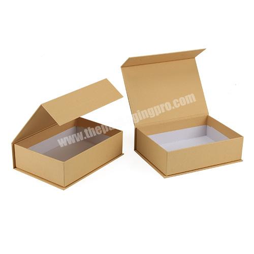 KinSun Hot Sale Kraft Paper Box Eco-Friendly Material Eyelash Paper Box  E-commerce Packaging Corrugated Foldable Paper Box