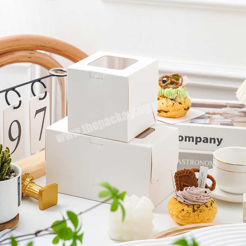 KinSun Pastry cake packaging box dessert mousse packaging box customized baking dessert box
