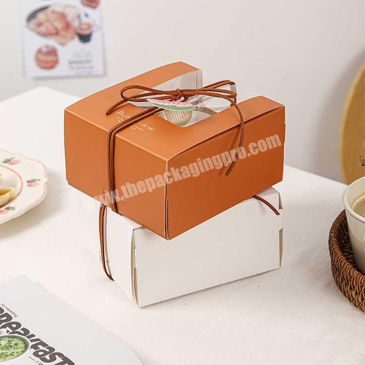 KinSun Snowflake crisp packaging box dessert candy baking gift box Customized simple cake box