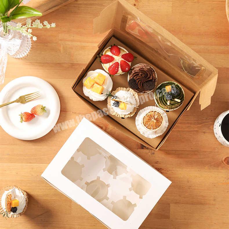 KinSun Wholesale Customized cupcake packaging box Multi size cupcake packaging box Picnic box