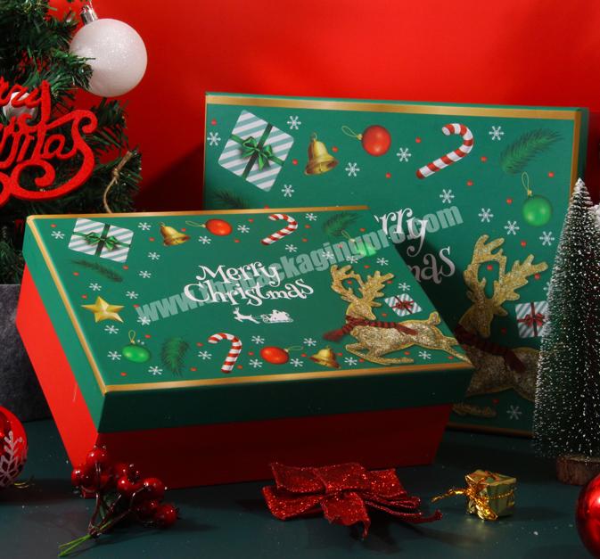 KinSun Wholesale customized Christmas gift box Popular gift box Empty scarf lipstick box