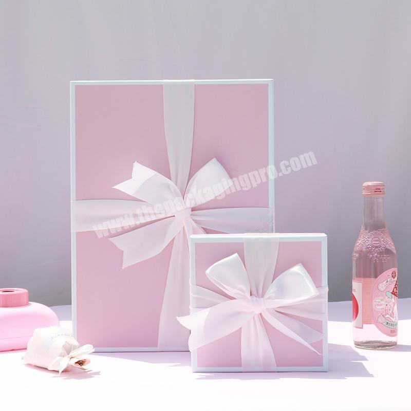 KinSun customize Gift packaging box large birthday gift box empty high-grade gift box