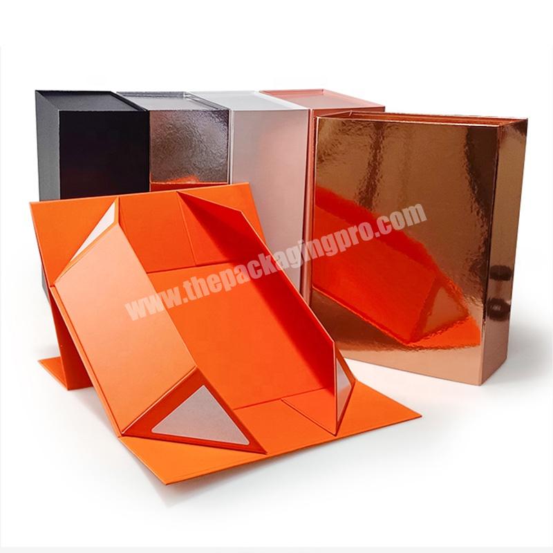 KinSun luxury Magnetic Folding Storage Paper Gift Box Custom Color Chocolate Folding Box Chocolate Packaging Box Gift