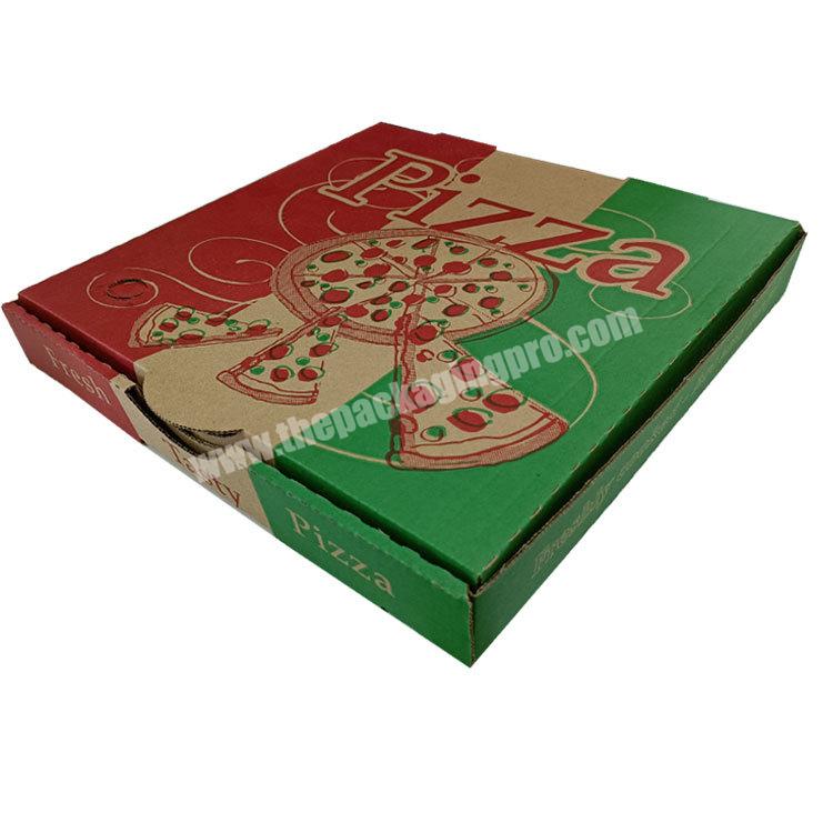 Kraft Paper Pizza Box Custom Design LOGO Eco-Friendly Pizza Box Packaging Box