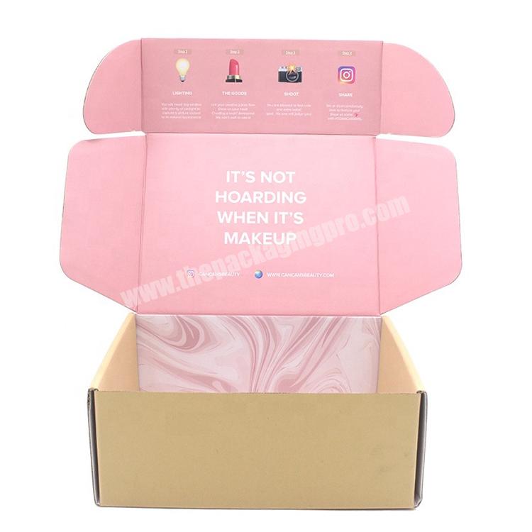 Lipack Clothes Mail Paper Box Packaging Bra Lingerie Gift Packaging Paper Box For Women