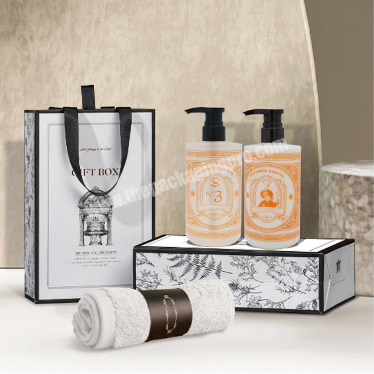Lipack Cosmetic Skincare Perfume Paper Packaging Box Good Price Empty Cardboard Drawer Luxury Box Wiht Handle