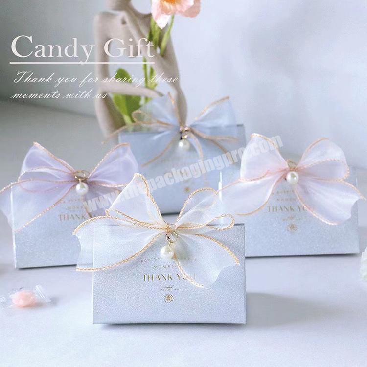 Lipack Creative Chocolate Candy Paper Box Pastries And Candy Package Wedding Invitation Gift Box For Party Favor