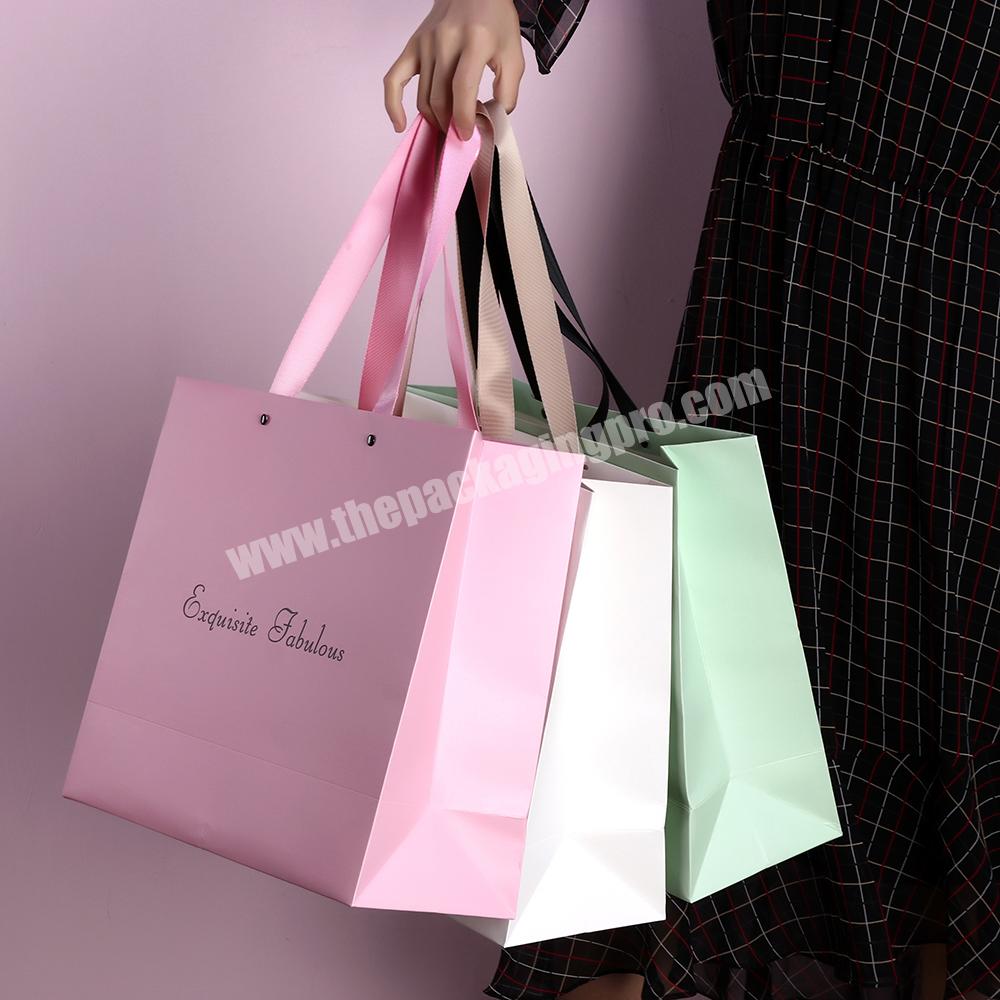 Lipack Creative Customized Packaging And Logo Printing Paper Bag Your Own Shopping Paper Bag With Handles