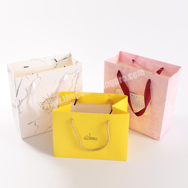 Lipack Custom Gift Candy Paper Bag Small Colored Paper Bags With Handles