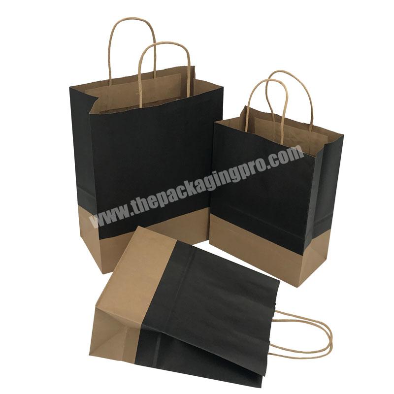 Lipack Custom Takeaway Carry Brown Kraft Party Paper Bags Waxing Craft Paper Bread Bakery Food Bag