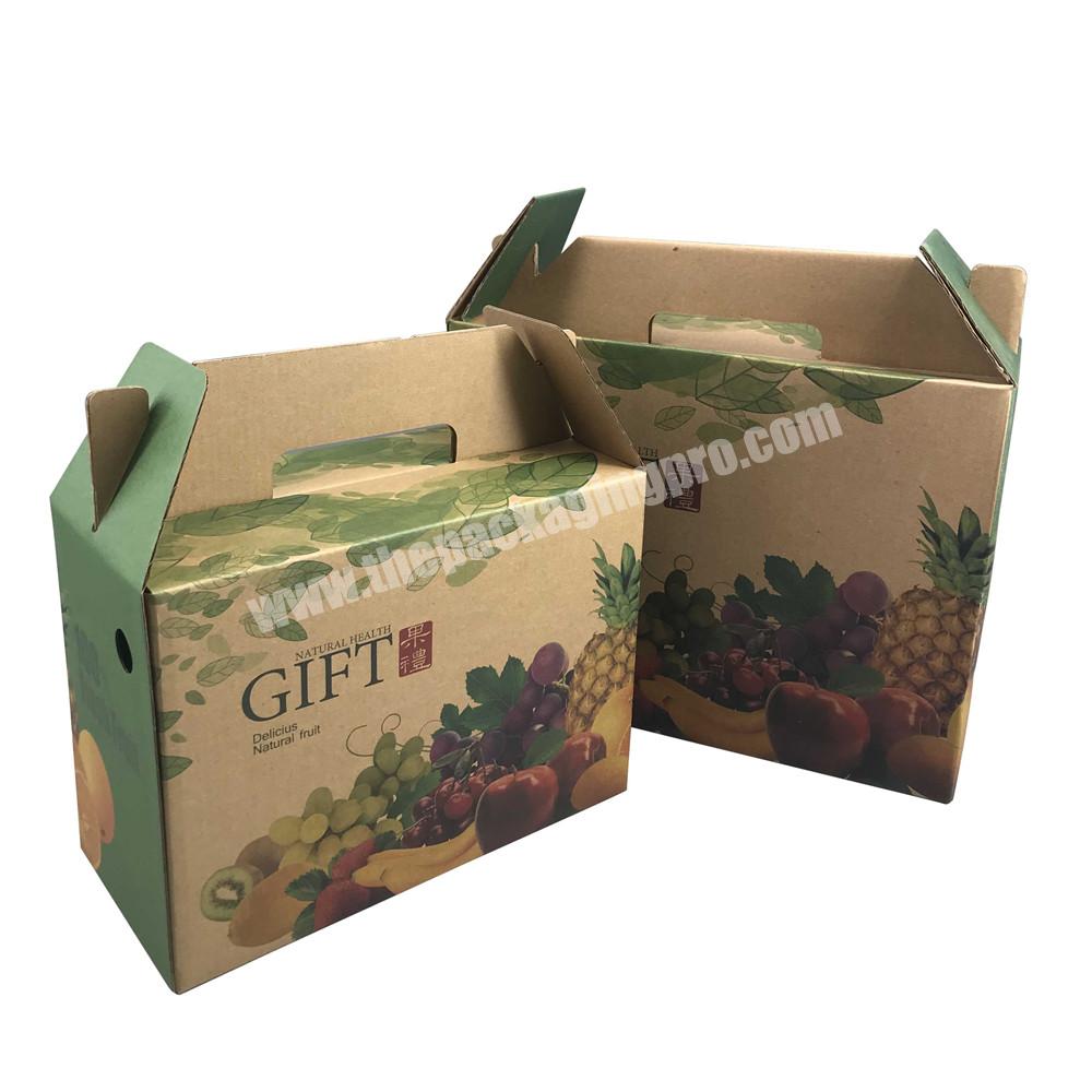 Lipack OEM Die Cut Wax Waterproof Carton Corrugated Cardboard Box For Fruit And Vegetable