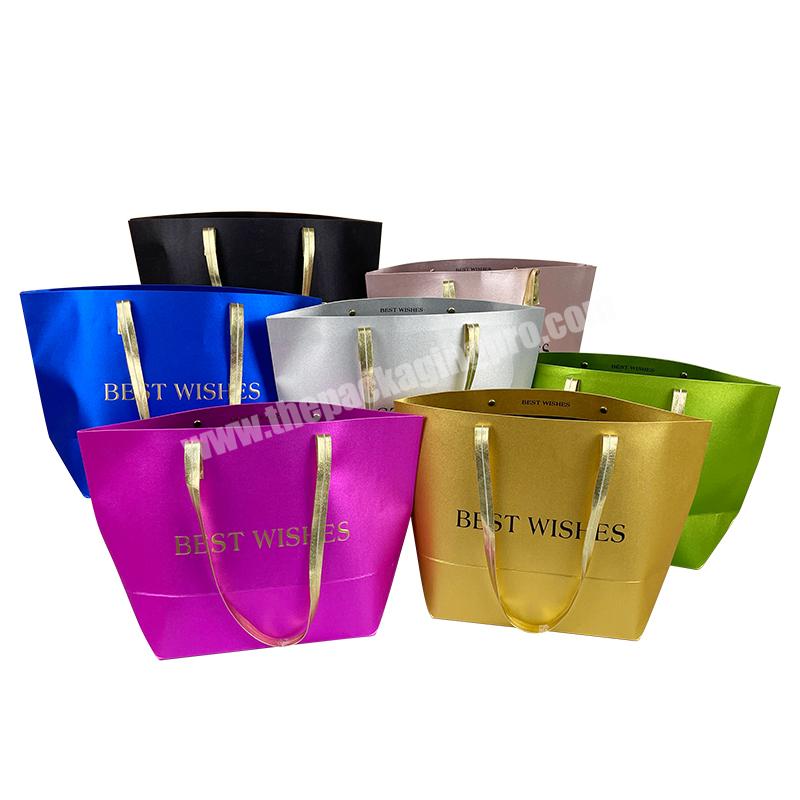 Lipack Premium Matte Laminated Clothes Packaging Euro Tote Bags Personalized Shopping Paper Bags For Retail Stores