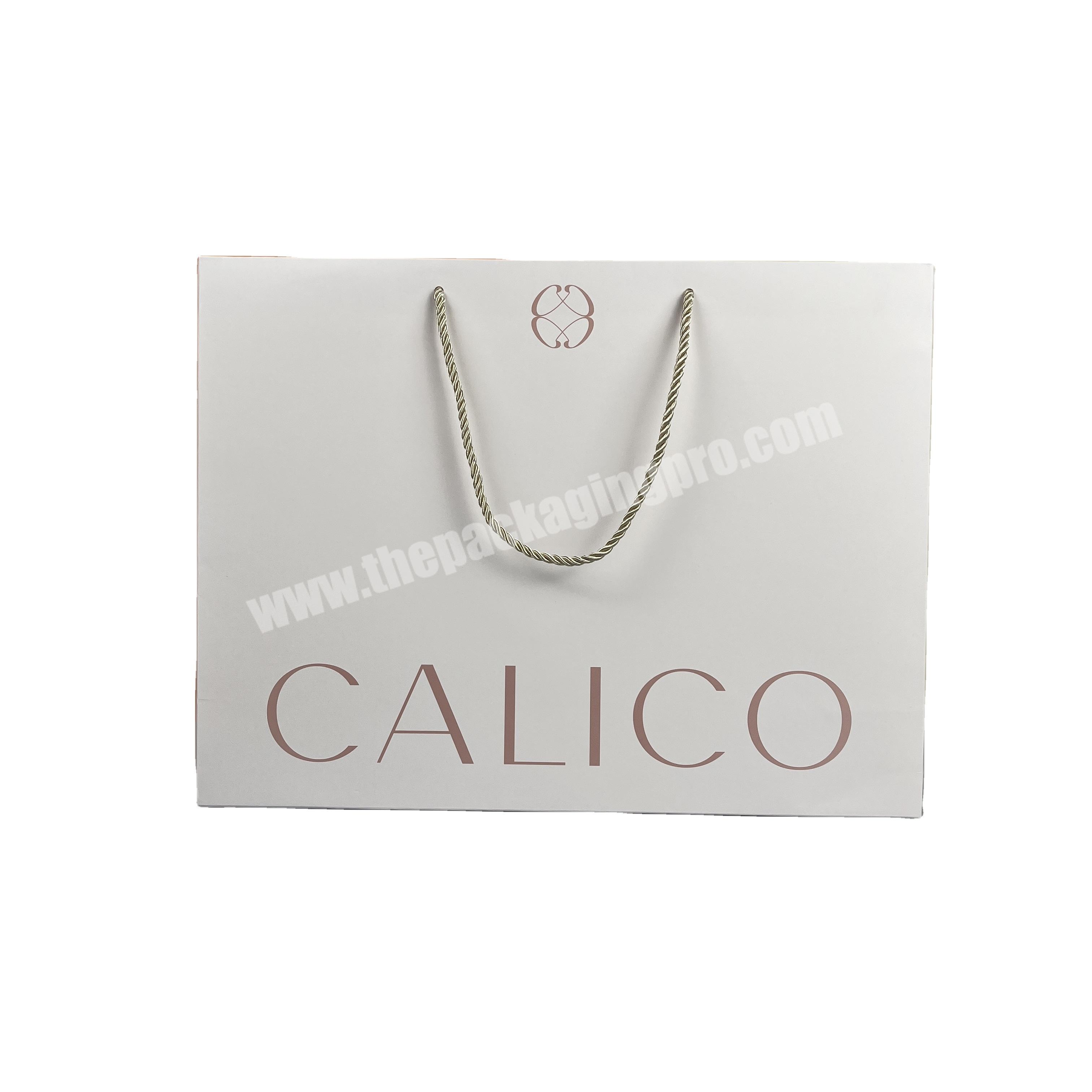 Lipack Recyclable Light Pink Gift Paper Bags Custom Logo Clothing Shopping Paper Carrier Bags
