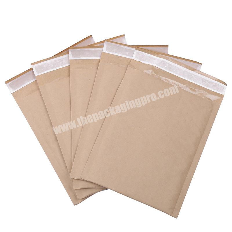Lipack Recycled Brown Kraft Paper Mailer Bag Padded Envelope Kraft Paper Bag With Seal