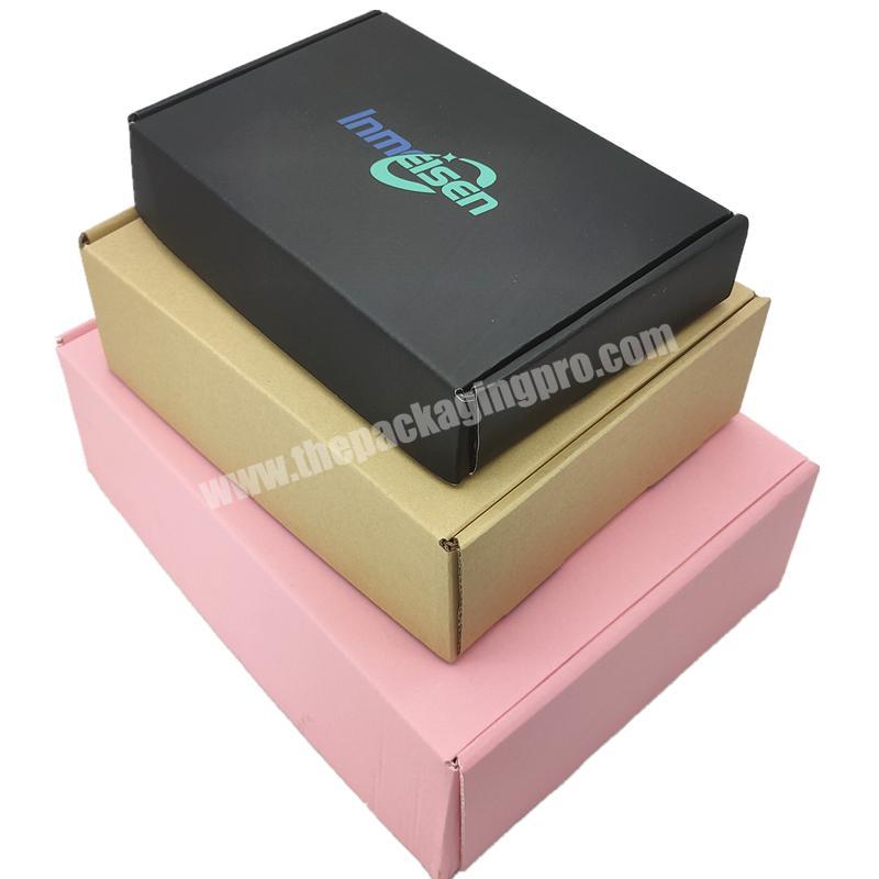 Low Moq Small Custom Shipping Corrugated Packaging Mailer paper Box