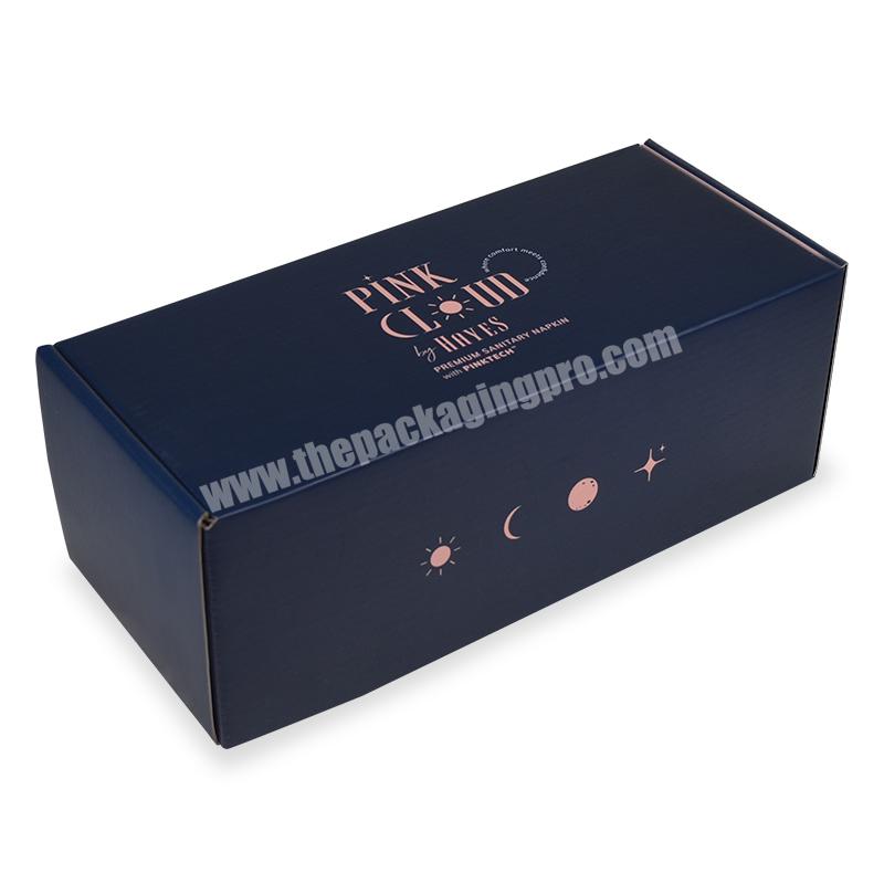 Low Price Customized CMYK Print Pads Tampons Shipping Delivery Paper Box