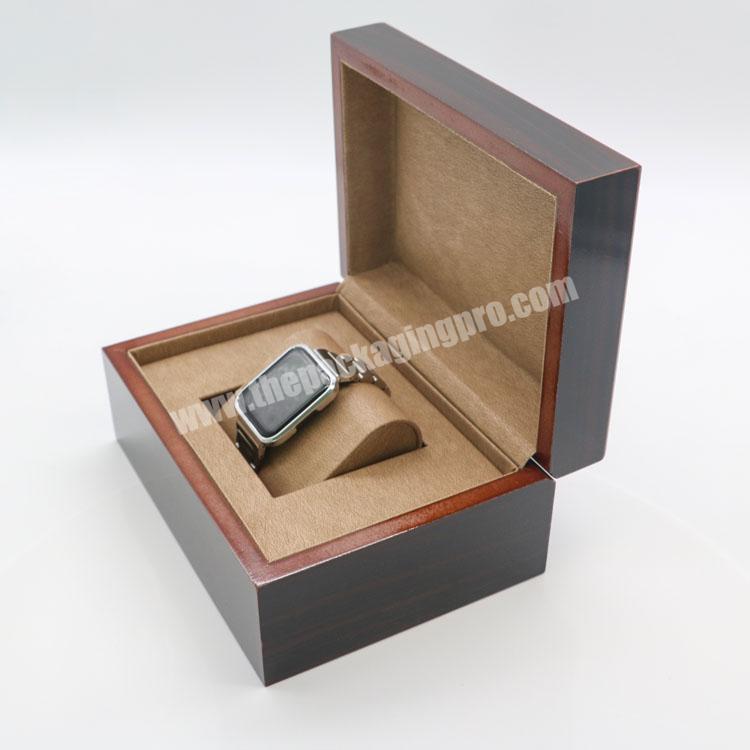 Low price wood watch box packaging luxury lacquer watch box custom wooden watch box