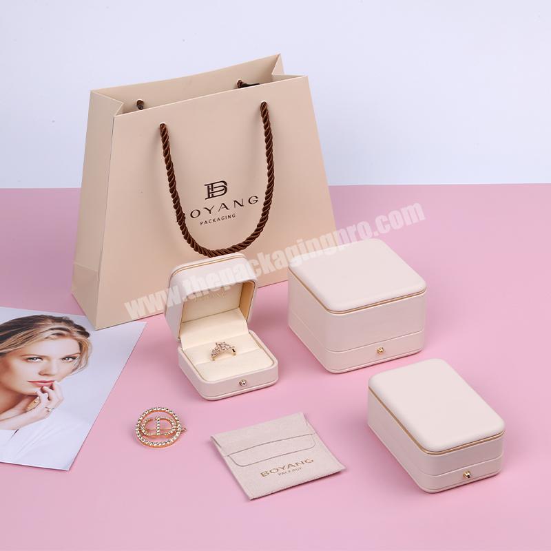 Luxury Custom Logo Printed High Quality Gift Storage Packaging Ring Chain Womens Love Necklace With Box
