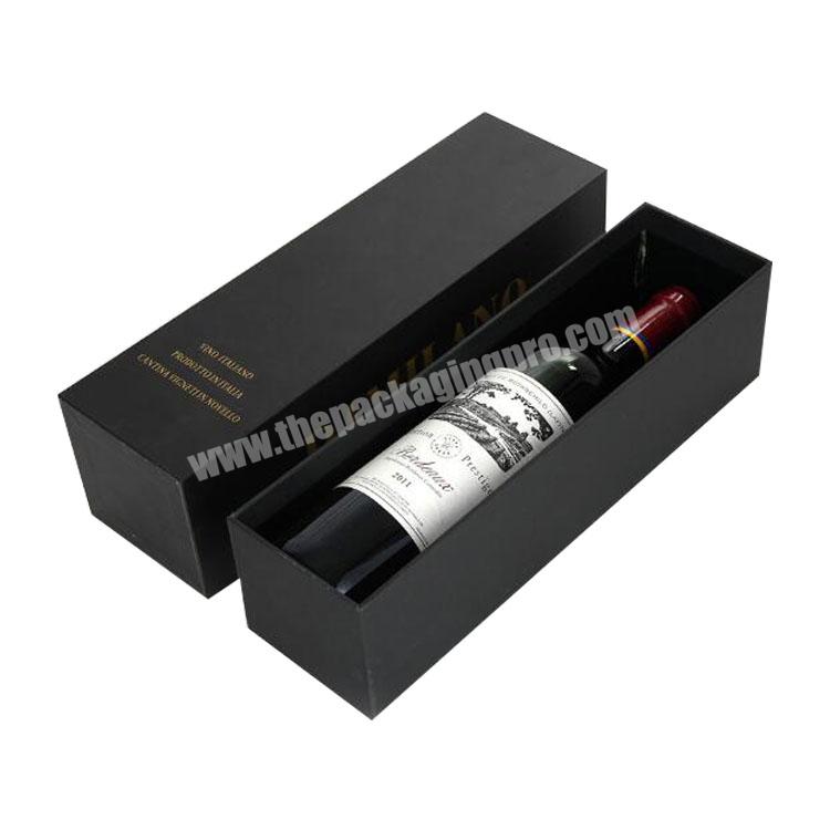 Luxury Packaging Champagne Bubbly Sparkling Wine Magnetic Gift Paper Rigid Cardboard Box with Insert