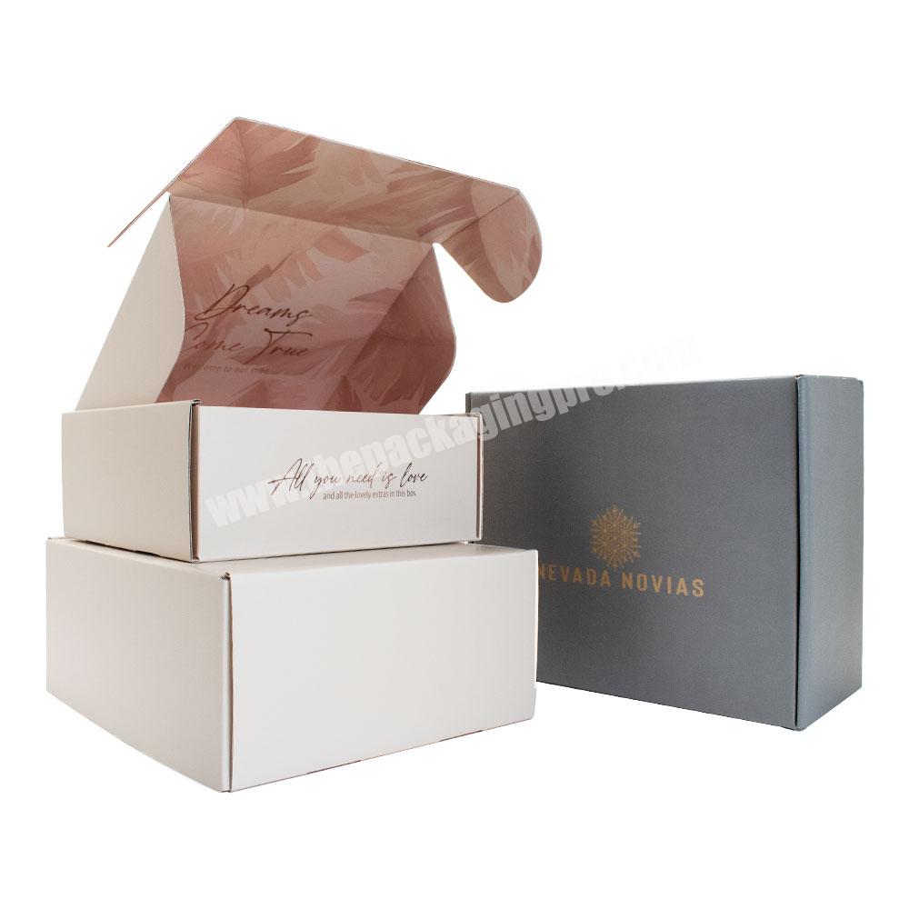 Luxury Shipping Box Gift Box Gift Folding Clothing Paper Boxes Clothing Packaging Art Paper High Quality Recycled Custom Fashion