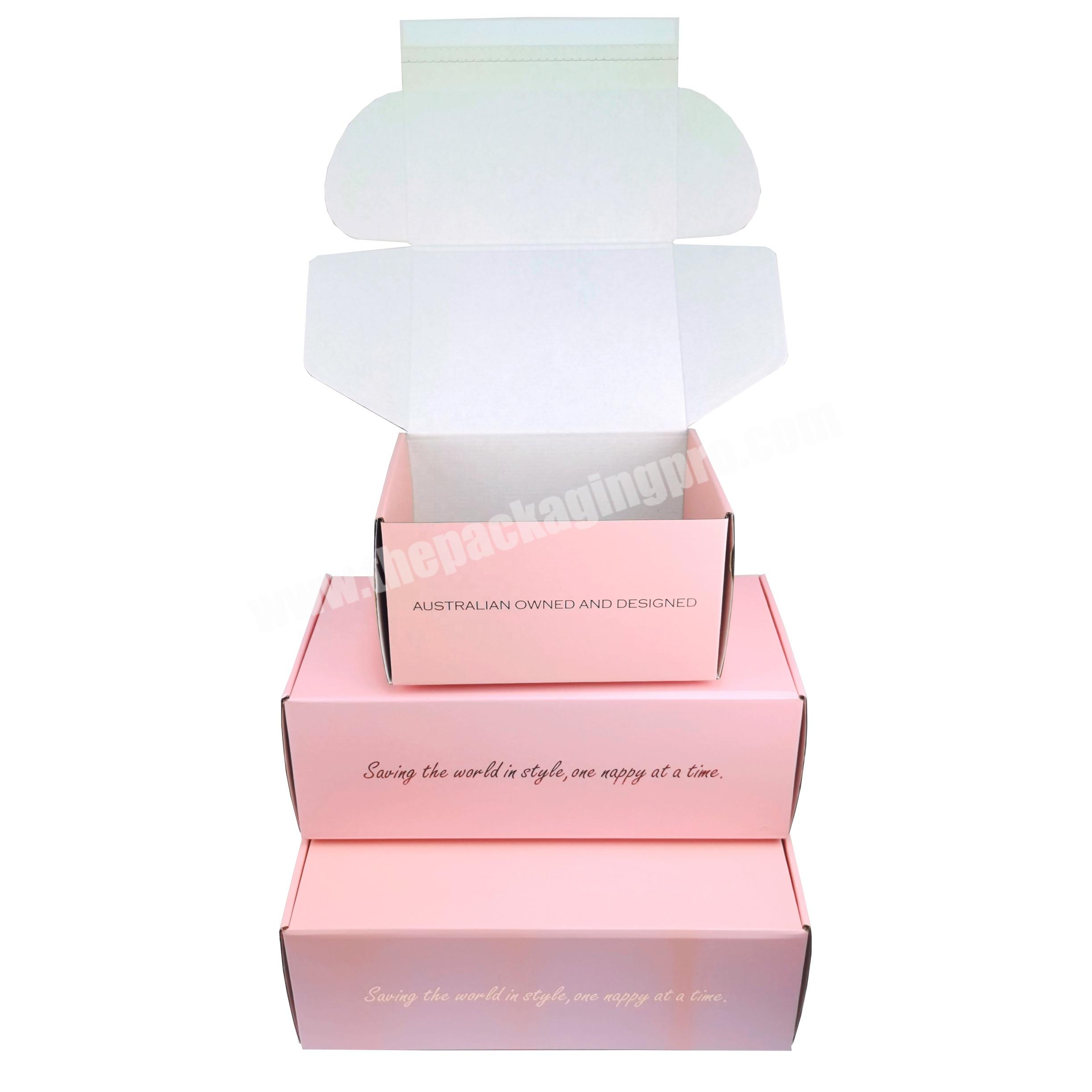 Luxury Skin Care Products Mailing Box With Gold Foil Logo