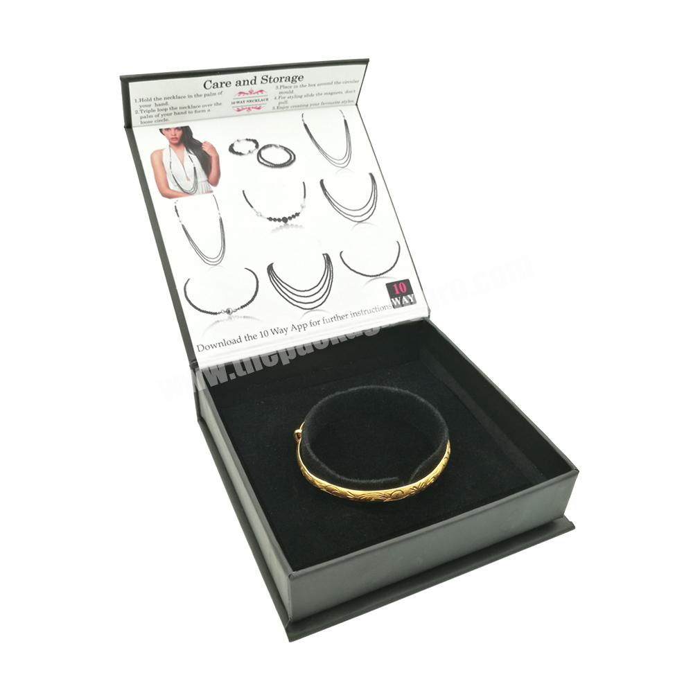 Luxury earring bracelet ring gift packaging jewelry necklace box
