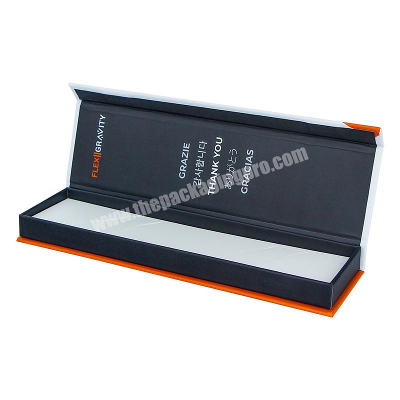 Luxury eco friendly custom book shape hard flip small folding paper box magnetic gift box for smart watch band