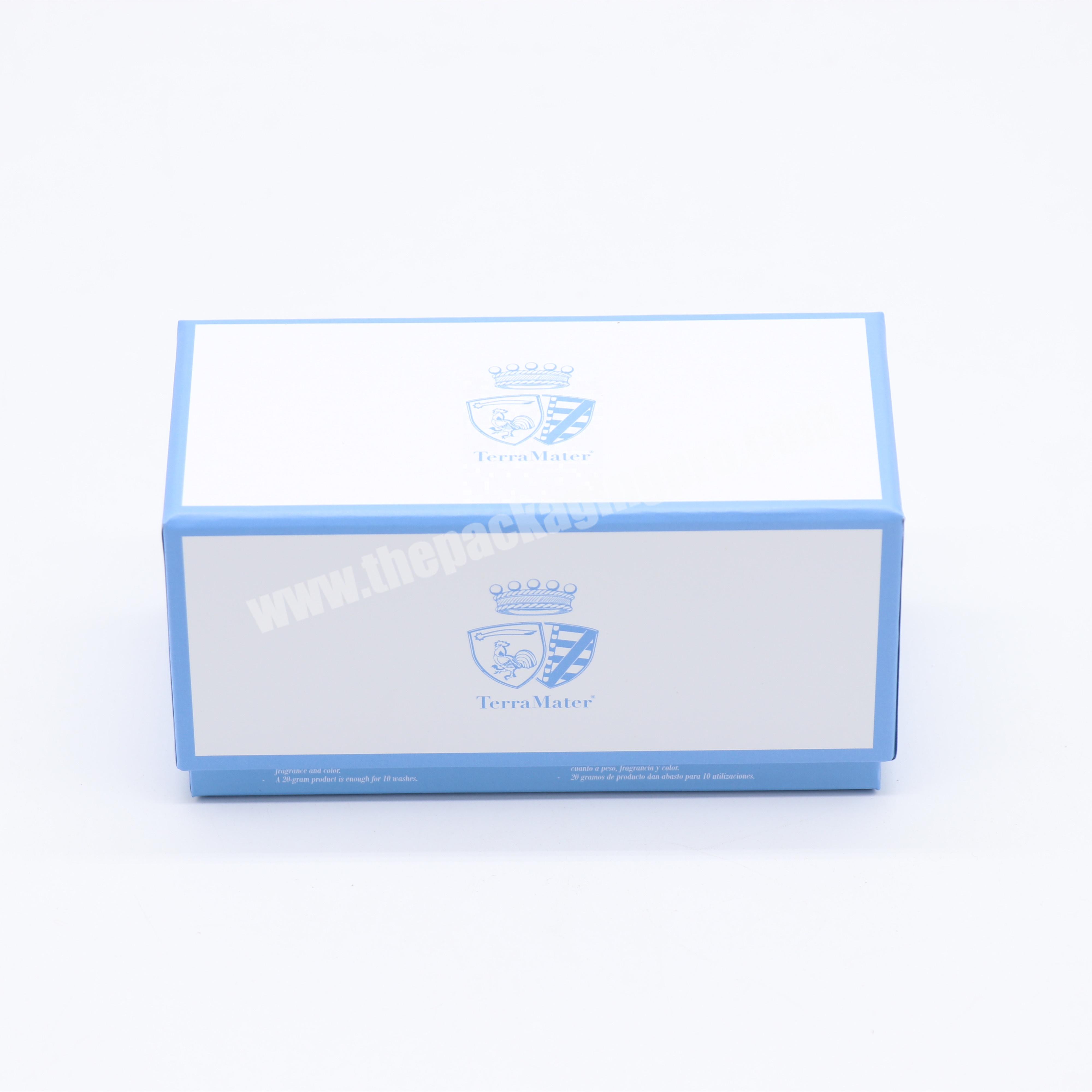 Luxury empty gift box for soap custom paper cardboard soap set packaging box kraft soap box