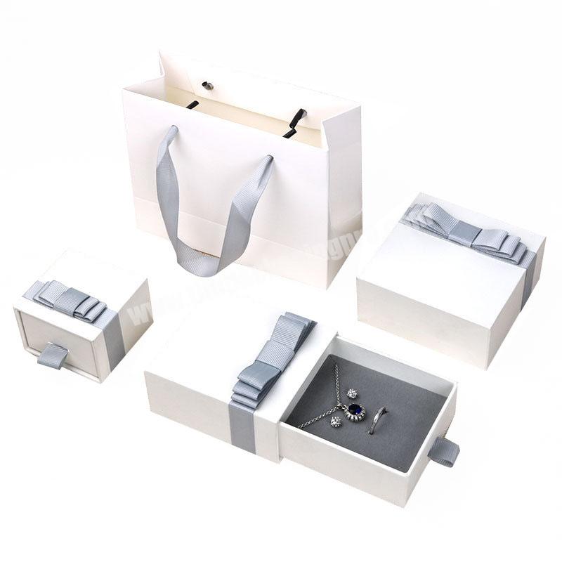 Luxury jewelry box organizer custom drawer type boxes jewelry packaging