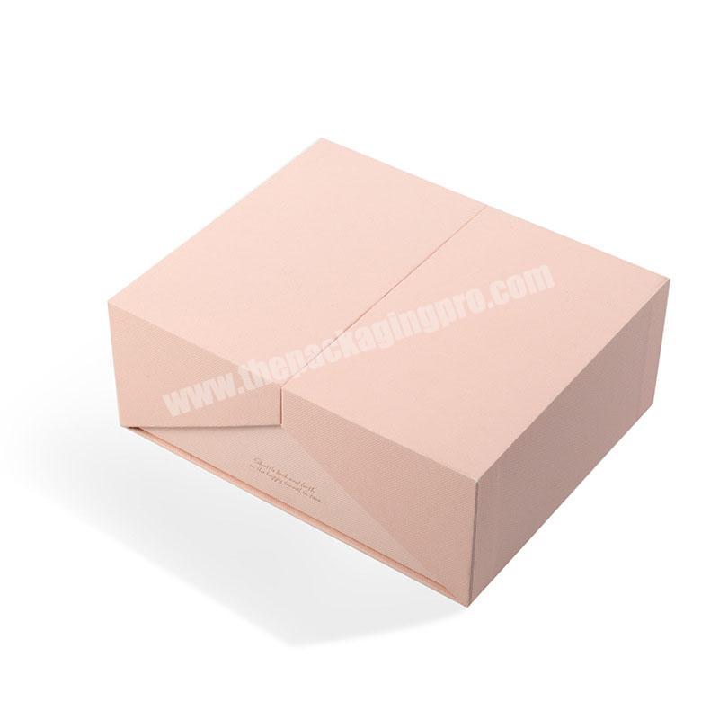 Magnetic custom gift box packaging with bag two door open box for gifts