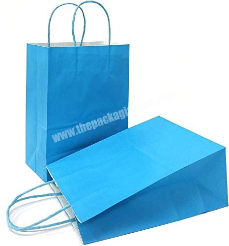 Manufacturer recyclable paper shopping bag  bulk customized minimum with logo print