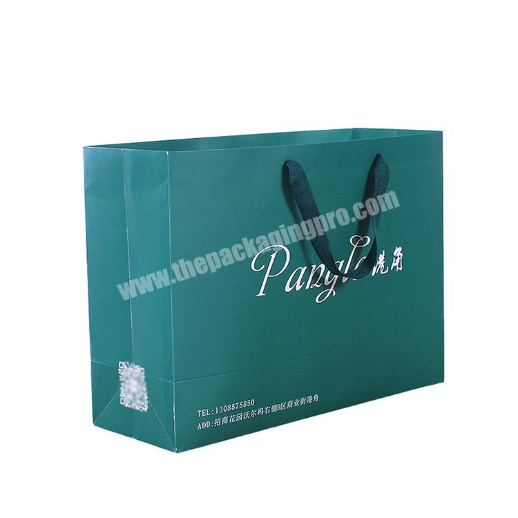 Manufactures custom print famous brand luxury gift packaging emballage bags shopping favor eco-friendly fancy paper bag