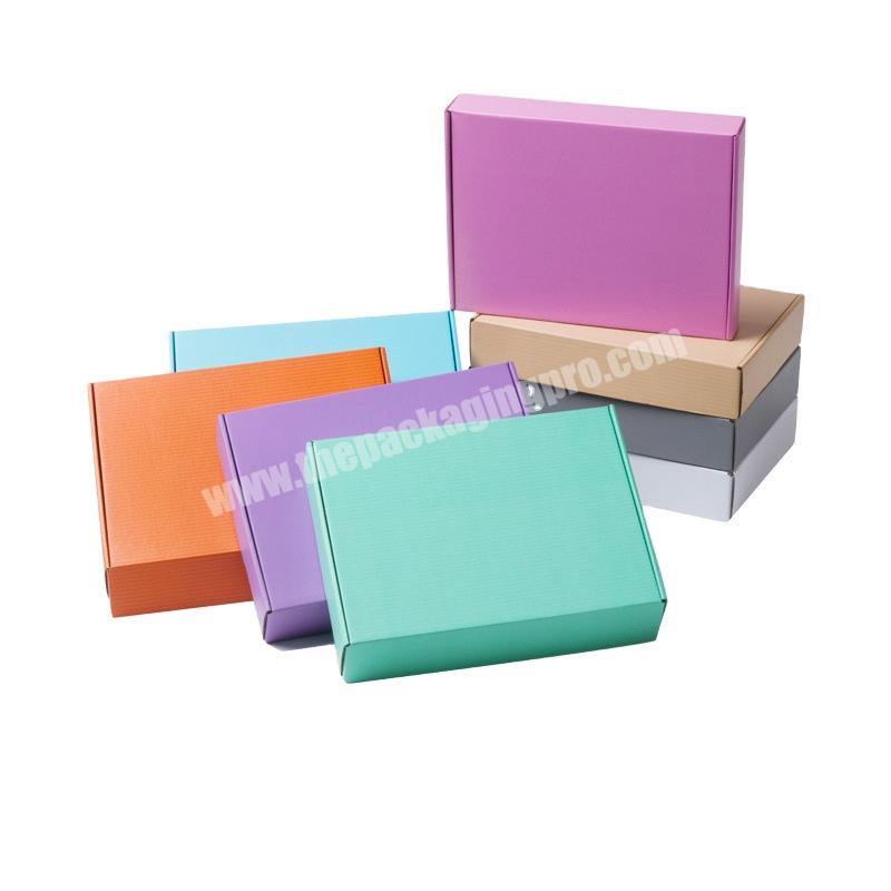 Matt Lamination Stamping Packaging Paper Gift Box For Clothes