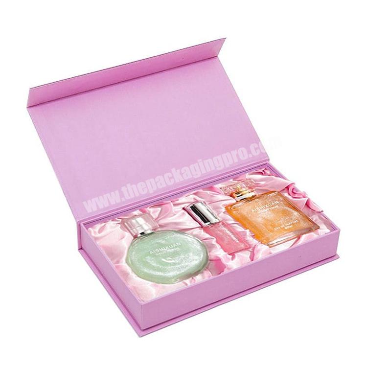 Merry Christmas Pink Folding Kid Makeup Gift Box For Kid