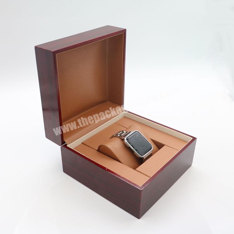 Modern design packaging box for watch organizer boxes cases luxury watch box wood
