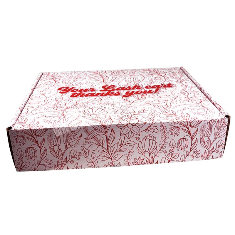 New Arrival Customized Logo Luxury Corrugated  Paper Wig Extension Packaging Box